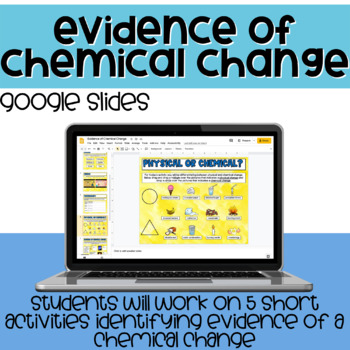 Preview of Evidence of Chemical Change - Google Slides