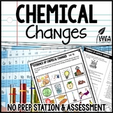 Evidence of Chemical Changes Science Center and Assessment