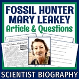 Evidence of Evolution Fossils Worksheet and Text Mary Leak