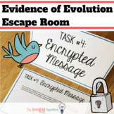 Evolution and Natural Selection Activity. Escape Room. Dig