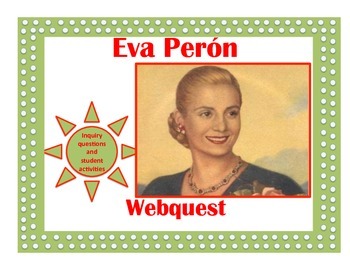 Preview of Evita Peron Webquest