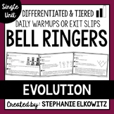 Evolution and Natural Selection Bell Ringers | Printable &