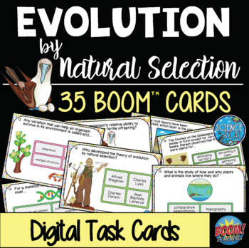 Preview of Evolution Boom Cards - with Natural Selection