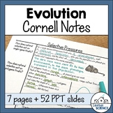 Evidence of Evolution and Natural Selection Cornell Notes