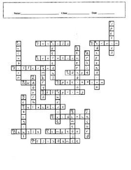 Evolution Crossword Puzzle with Key by Maura Derrick Neill TpT