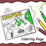Evolution Darwin Natural Selection (Science) Coloring Page