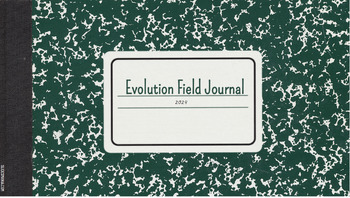 Preview of Evolution Field Journal- Teacher Version