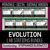 Evolution Lab Stations Bundle | Printable, Digital & Editable