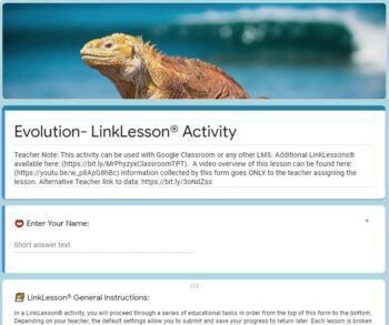 Preview of Evolution LinkLesson® - Online Blended Distance Remote Learning