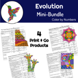 Evolution Mini Bundle | Science Color By Numbers