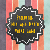 Evolution Mix and Match Vocabulary Game