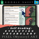 Evolution Mystery Pixel Art- Common Vocabulary