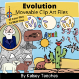 Evolution & Natural Selection Art | Clipart Moveable Piece