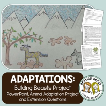 Preview of Adaptations of Animals Project for Evolution