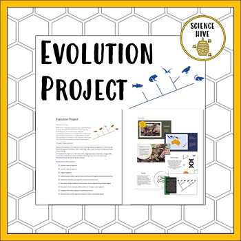 Preview of Evolution Project - Distance Learning