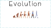 Evolution Pt 1 Word Wall and Flash Cards (English and Spanish)