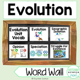 Evolution, Speciation, Natural Selection Biology Word Wall