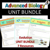 Evolution Unit Bundle | Google Forms | Advanced Biology