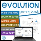 Evolution Unit Growing Bundle (print and digital resources)