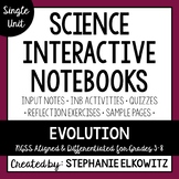 Evolution and Natural Selection Interactive Notebook Unit | Editable Notes
