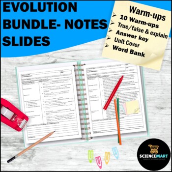 Evolution Ppt And Notes Worksheets Teaching Resources Tpt