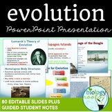 Evolution and Natural Selection PowerPoint Guided Notes