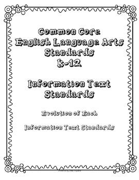 Preview of Evolution of Information Text Standards