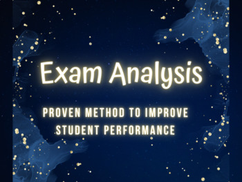 Preview of Exam Analysis - proven method to help students improve their performance