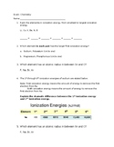 Exam: Electron Configuration, Orbital Notation Diagrams, P