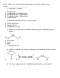 Exam: VSEPR, Lewis Dot Structures, Nomenclature, and Inter