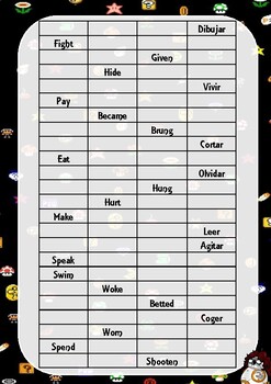 Examen 2º Eso Verbos Irregulares Ingles By Cargando Pt Tpt