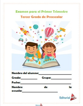 Examenes para Preescolar - Kindergarten by Editorial MD | TPT