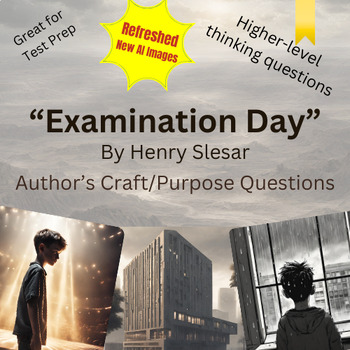 Preview of Examination Day by Henry Slesar Author's Purpose Questions and Activities