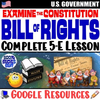 Preview of Examine the Bill of Rights 5-E Lesson | US Constitution Activities | Google