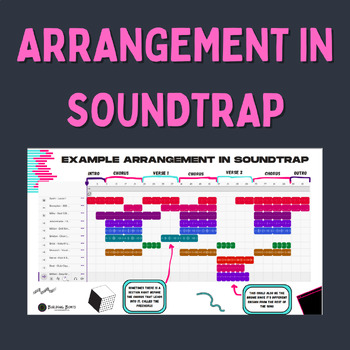 Preview of Example Arrangement in Soundtrap [Music Production Printable Sheet]