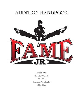 Preview of Example Musical AuditionHandbook
