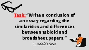 Preview of Example of How to Write the Conclusion of an Essay | GCSE English| Newspapers