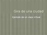 Example presentation for En la ciudad: Webquest product