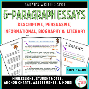 types of 5 paragraph essays