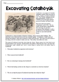 Neolithic Settlement Archaeology Reading Worksheet