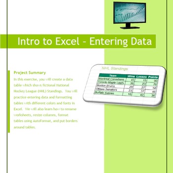 Preview of Excel 2010 Tutorial - Intro to Excel, data entry and formatting