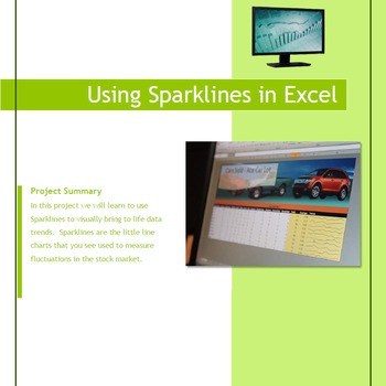 Preview of Excel 2010 Tutorial - Using Sparklines to graph data trends