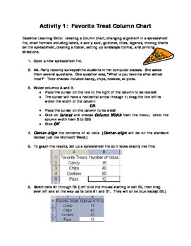 Preview of Excel Activity