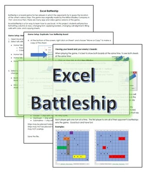 Preview of Excel Battleship