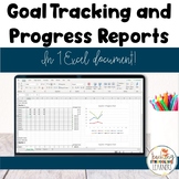 Special Education Goal Tracking and Progress Reports in Excel