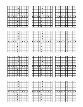 Preview of Excel Graph Paper Coordinate Grid