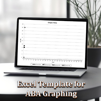 Preview of Excel Graphing Template for ABA