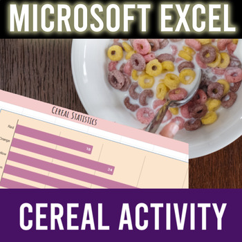 Preview of Excel Hands-On Activity with Fruity Loops Cereal | Basic Formulas and Graphing