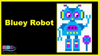 Preview of Excel Skills - Bluey Robot