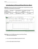 Excel Labeling & Review Questions - Intro